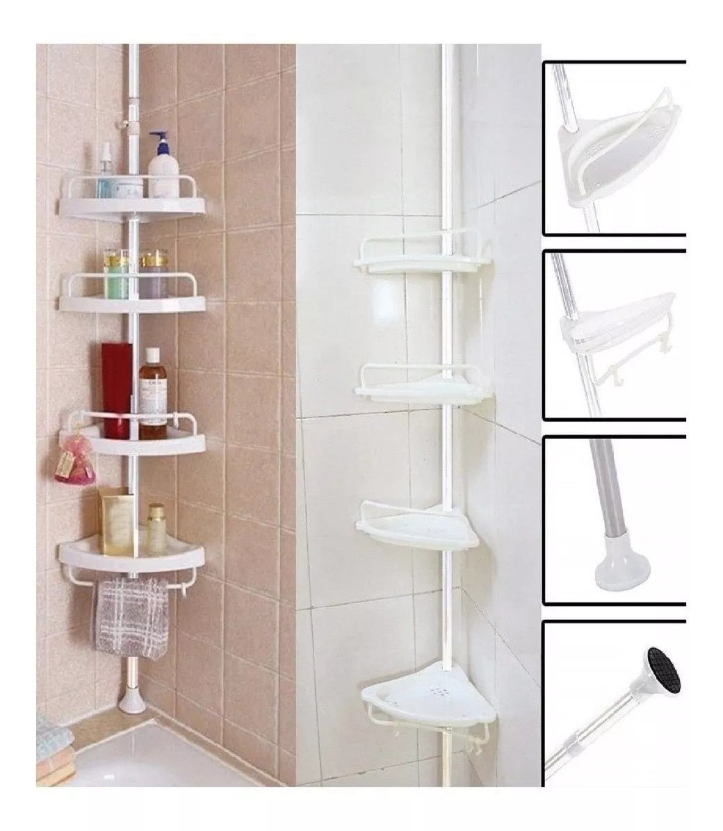 " SmartShower" Esquinero De Ducha Multi-uso Metalico