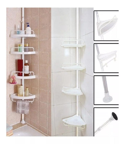 " SmartShower" Esquinero De Ducha Multi-uso Metalico