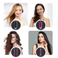 " GlowBrush " Peine Secador De Pelo 5 En1 Multifunción